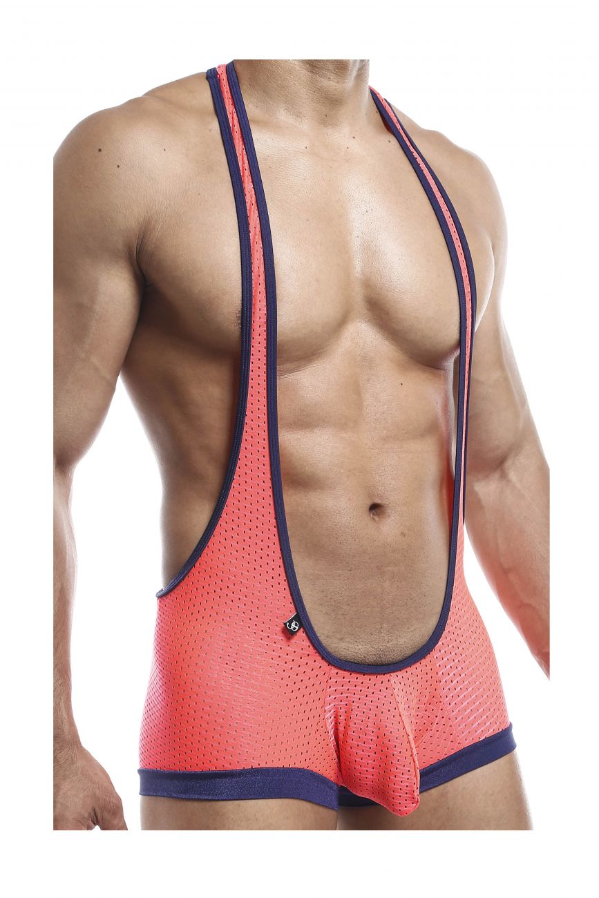 Joe Snyder JSBUL10 Bulge Singlet Pink Holes