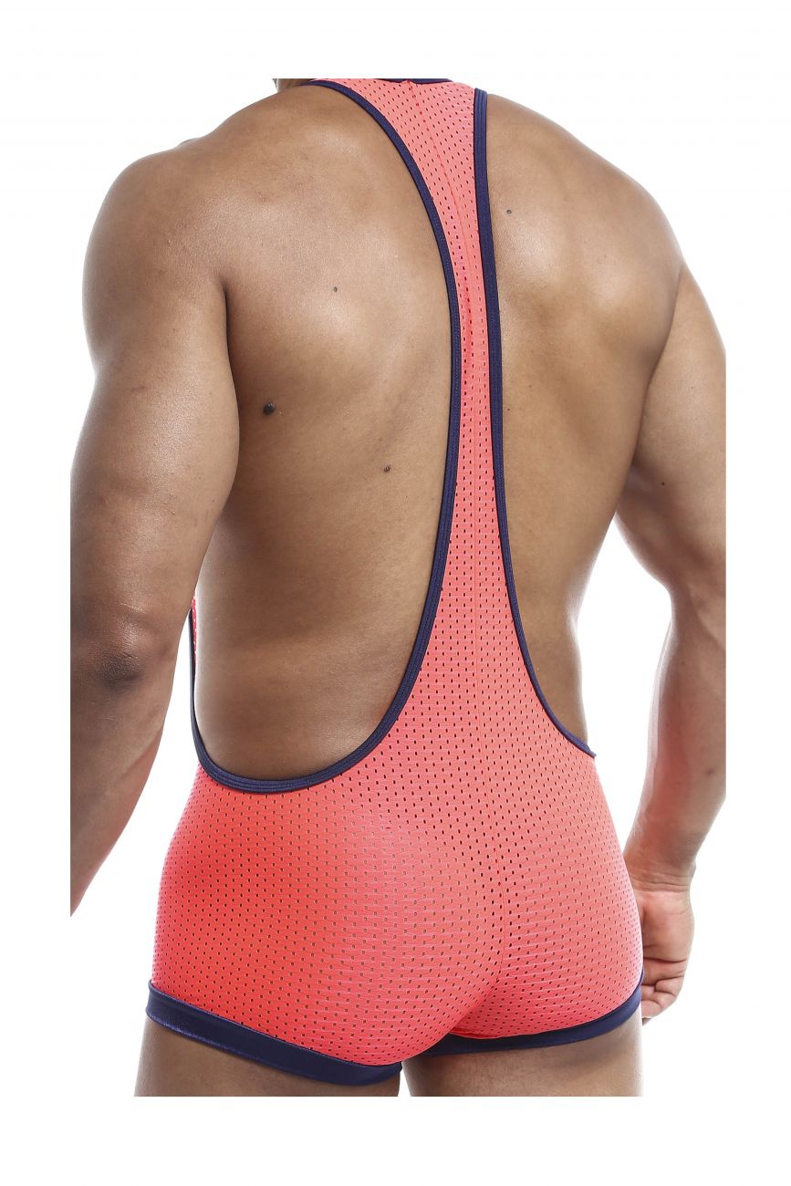 Joe Snyder JSBUL10 Bulge Singlet Pink Holes