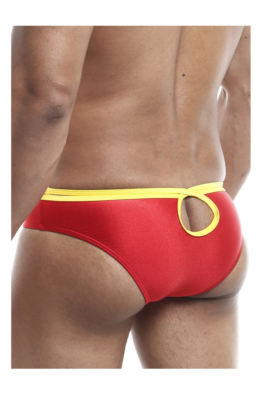 Joe Snyder JSHOL01 Holes Bikini Red