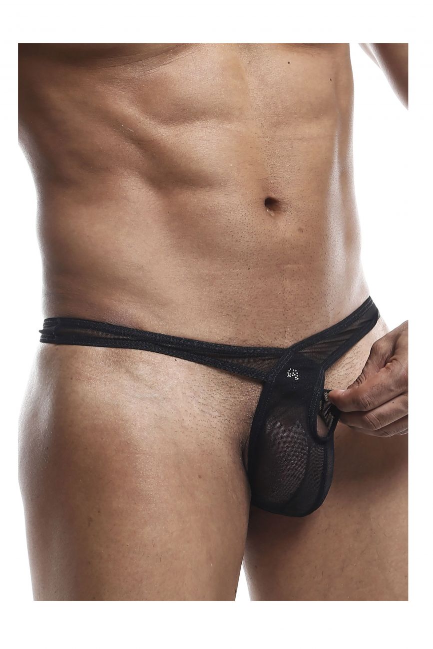 Joe Snyder JSIFT02 Infinity Thong Black Mesh