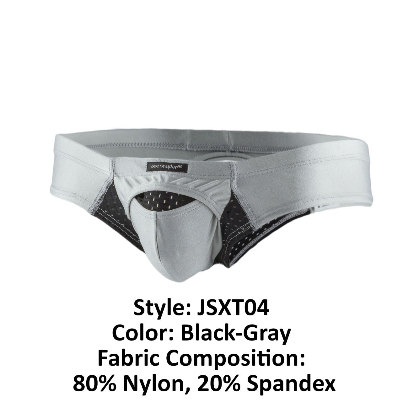 Joe Snyder JSXT04 Sexiest Mini Cheek Black and Gray