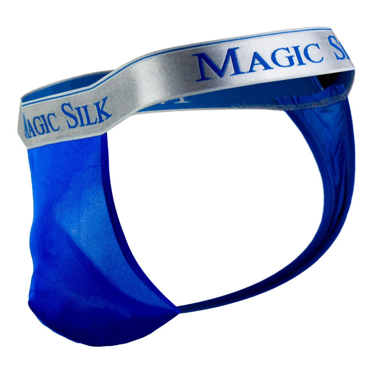Magic Silk 4586 Silk Knit Micro Thong Cobalt