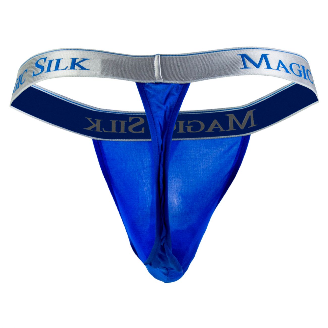 Magic Silk 4586 Silk Knit Micro Thong Cobalt