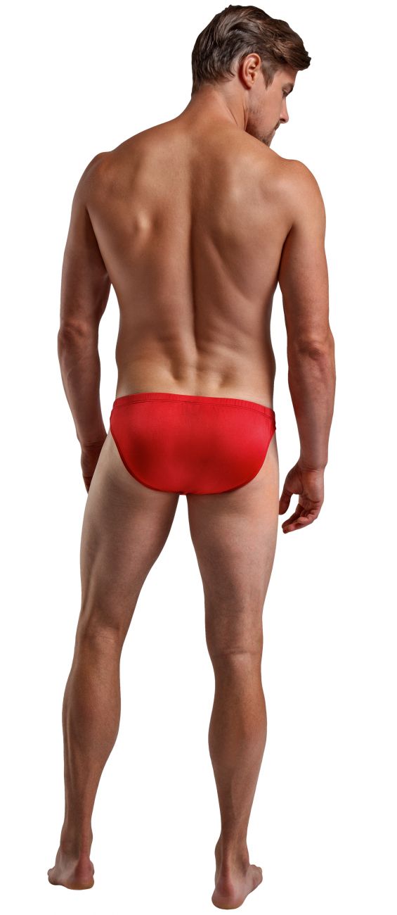 Mens Silk Bikini Briefs Red