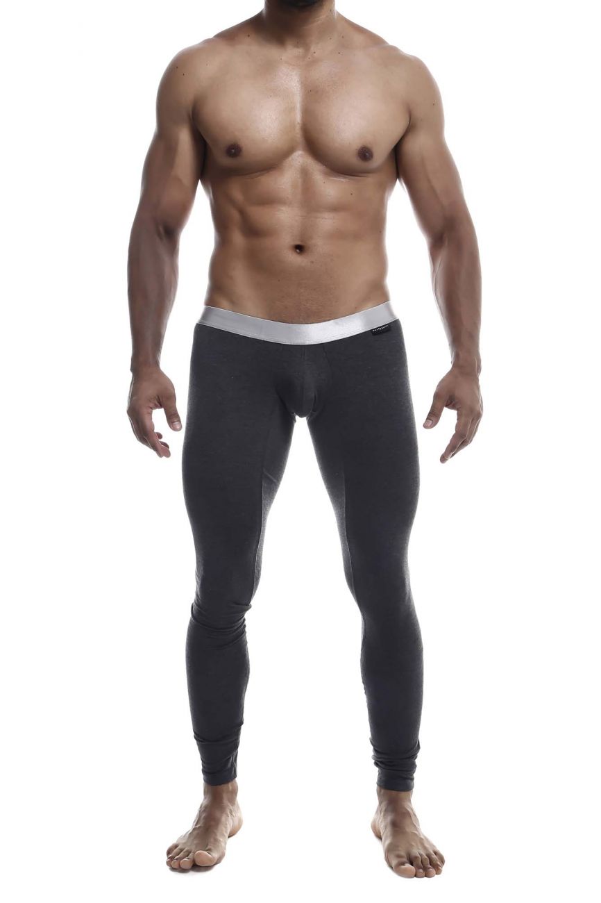 MaleBasics MB105 Classic Pima Long Johns Charcoal