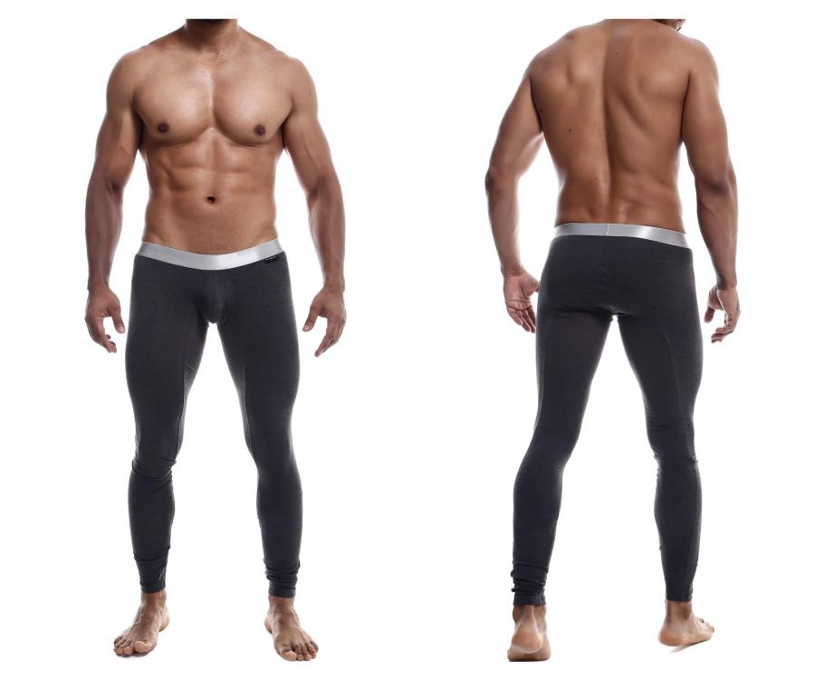 MaleBasics MB105 Classic Pima Long Johns Charcoal