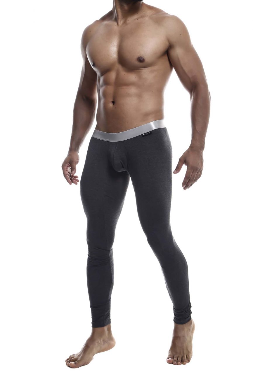 MaleBasics MB105 Classic Pima Long Johns Charcoal