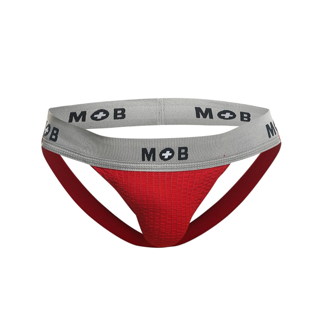 MaleBasics MBL107 Classic Fetish Jock 3 Inches Jockstrap Including Plus Sizes Red