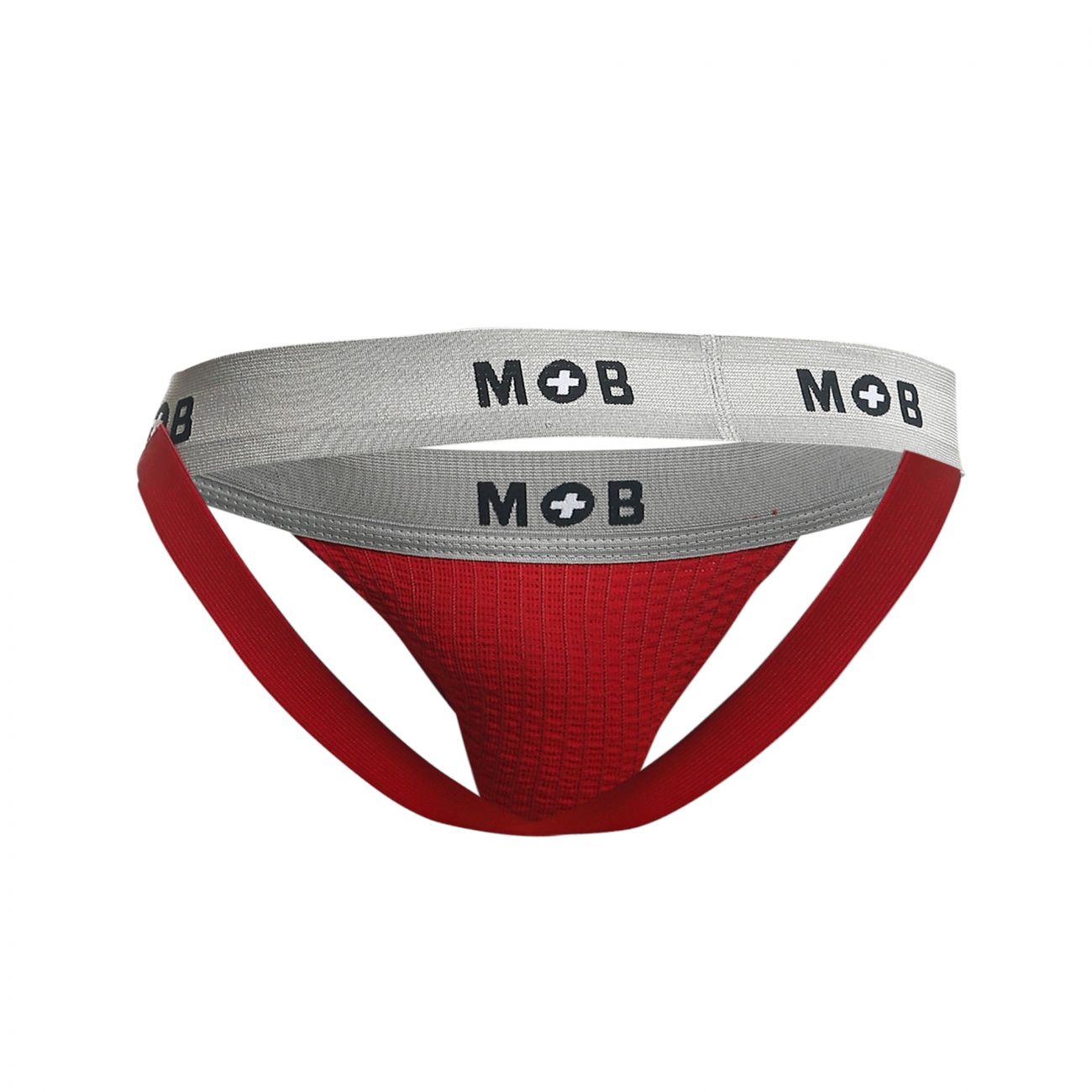 MaleBasics MBL107 Classic Fetish Jock 3 Inches Jockstrap Including Plus Sizes Red