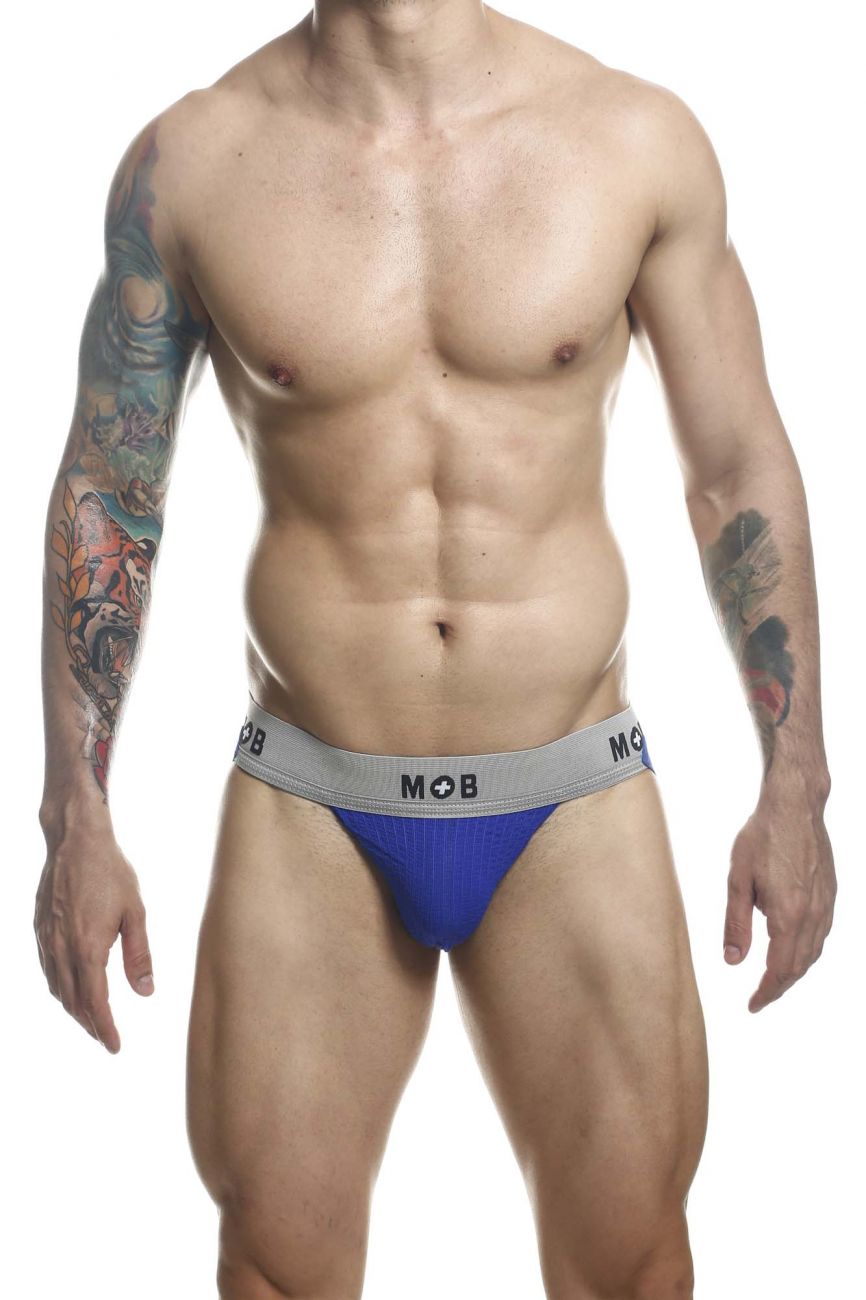 MaleBasics MBL107 Classic Fetish Jock 3 Inches Jockstrap Including Plus Sizes Royal