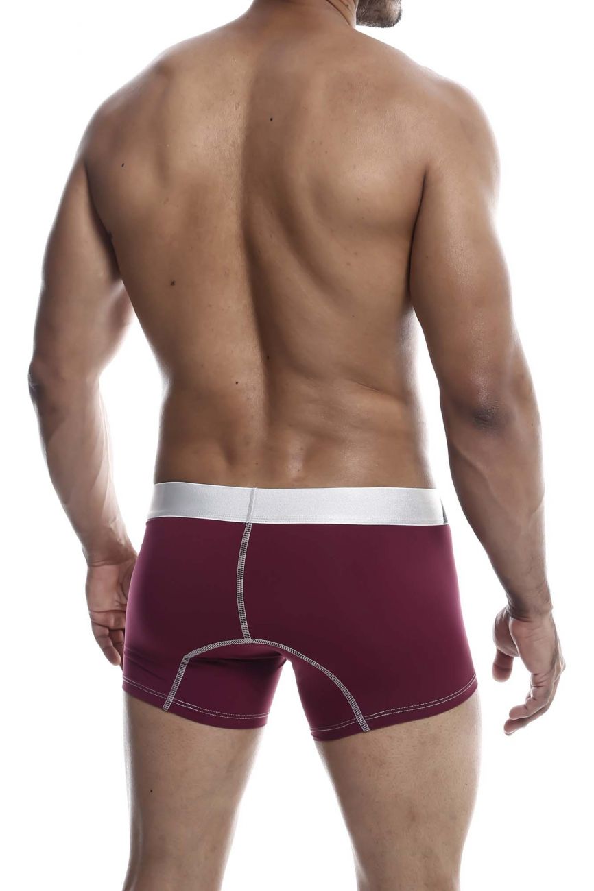 MaleBasics MBM01 Performance Boxer Briefs Burgundy