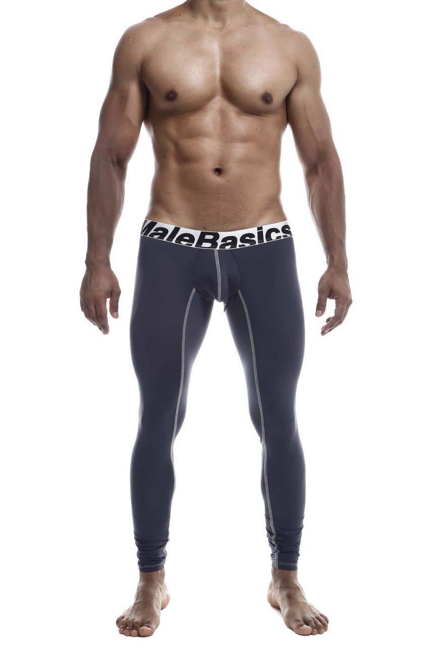 MaleBasics MBM05 Performance Long Johns Gray