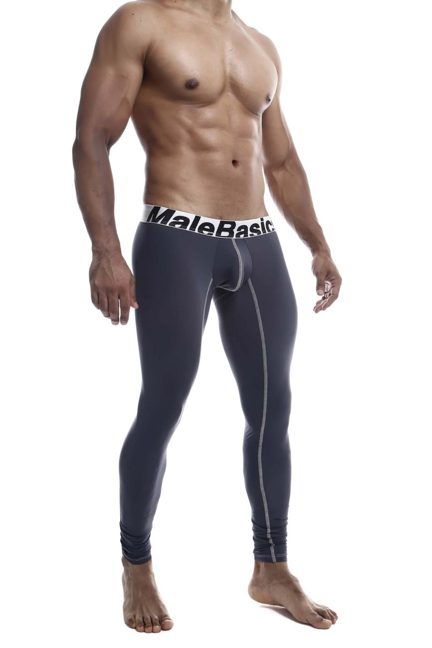 MaleBasics MBM05 Performance Long Johns Gray