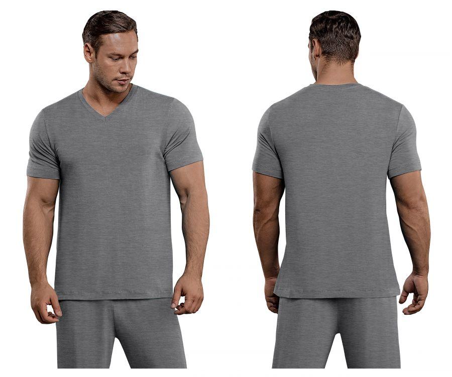 Male Power 102-253 Bamboo T-Shirt Gray