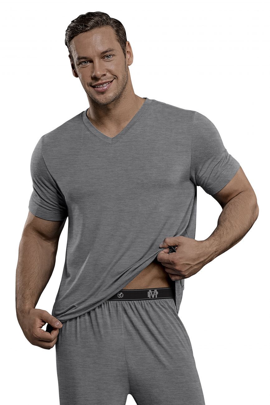 Male Power 102-253 Bamboo T-Shirt Gray