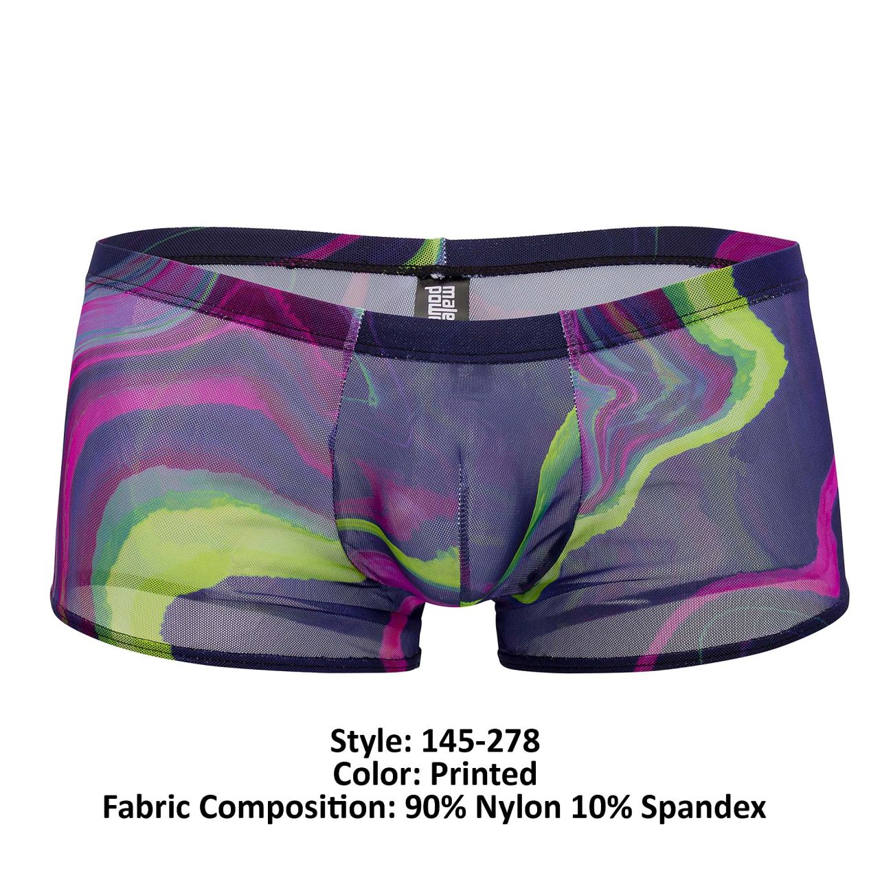 Male Power 145-278 Galactic Mini Short Printed