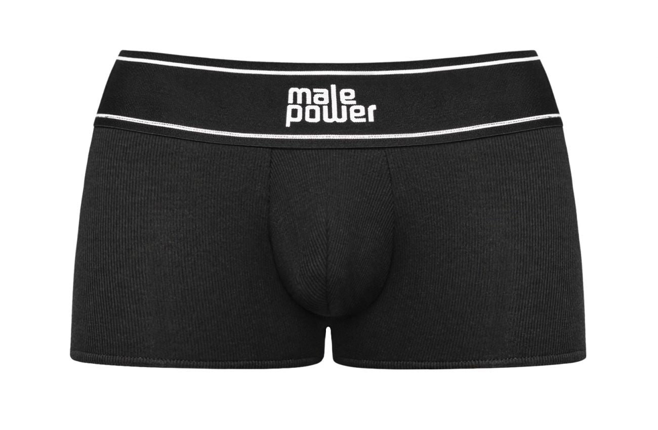 Male Power 153-275 Modal Rib Pouch Short Black