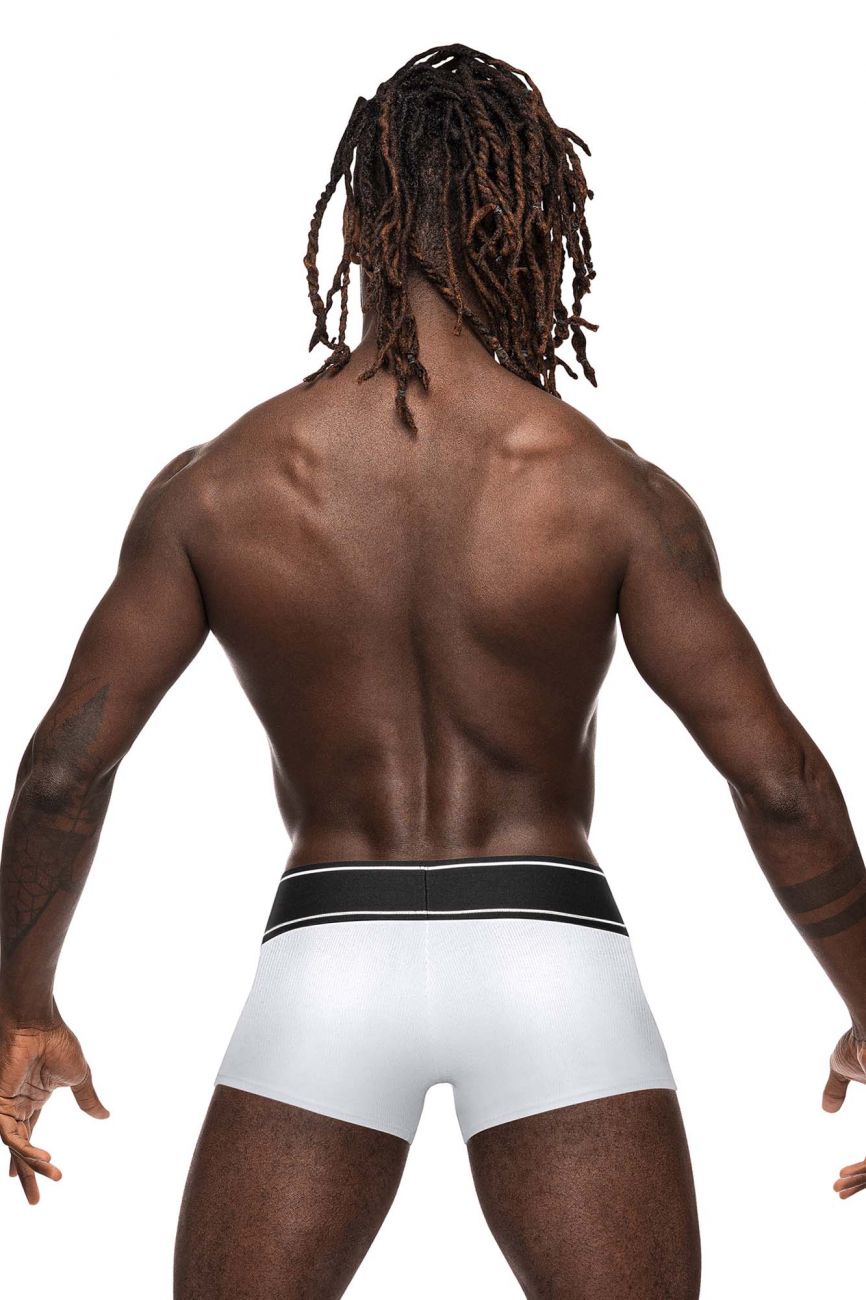 Male Power 153-275 Modal Rib Pouch Short White