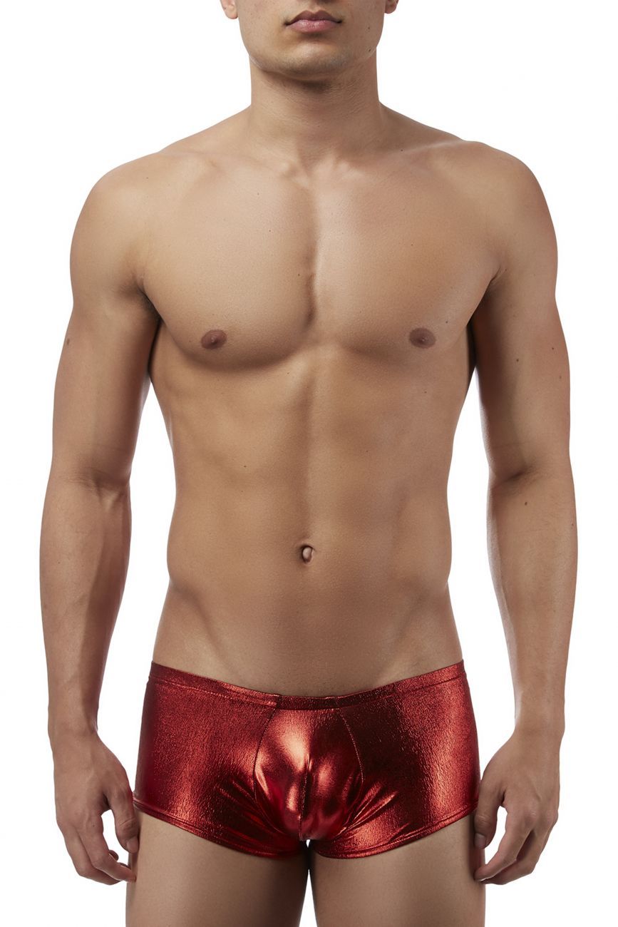 Male Power 153070 Heavy Metal Mini Short Boxer Briefs Red