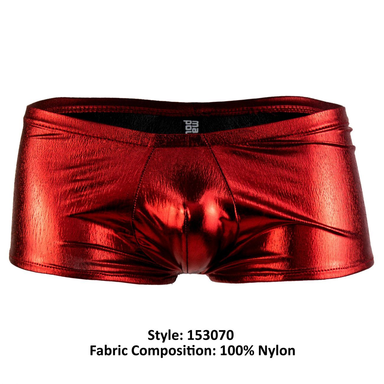 Male Power 153070 Heavy Metal Mini Short Boxer Briefs Red