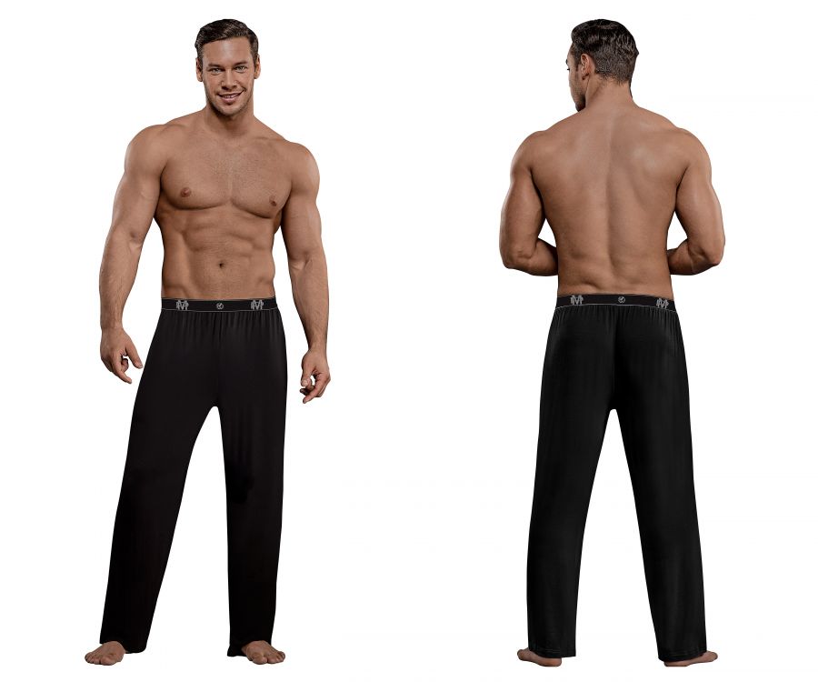 Male Power 188-253 Bamboo Lounge Pants Black