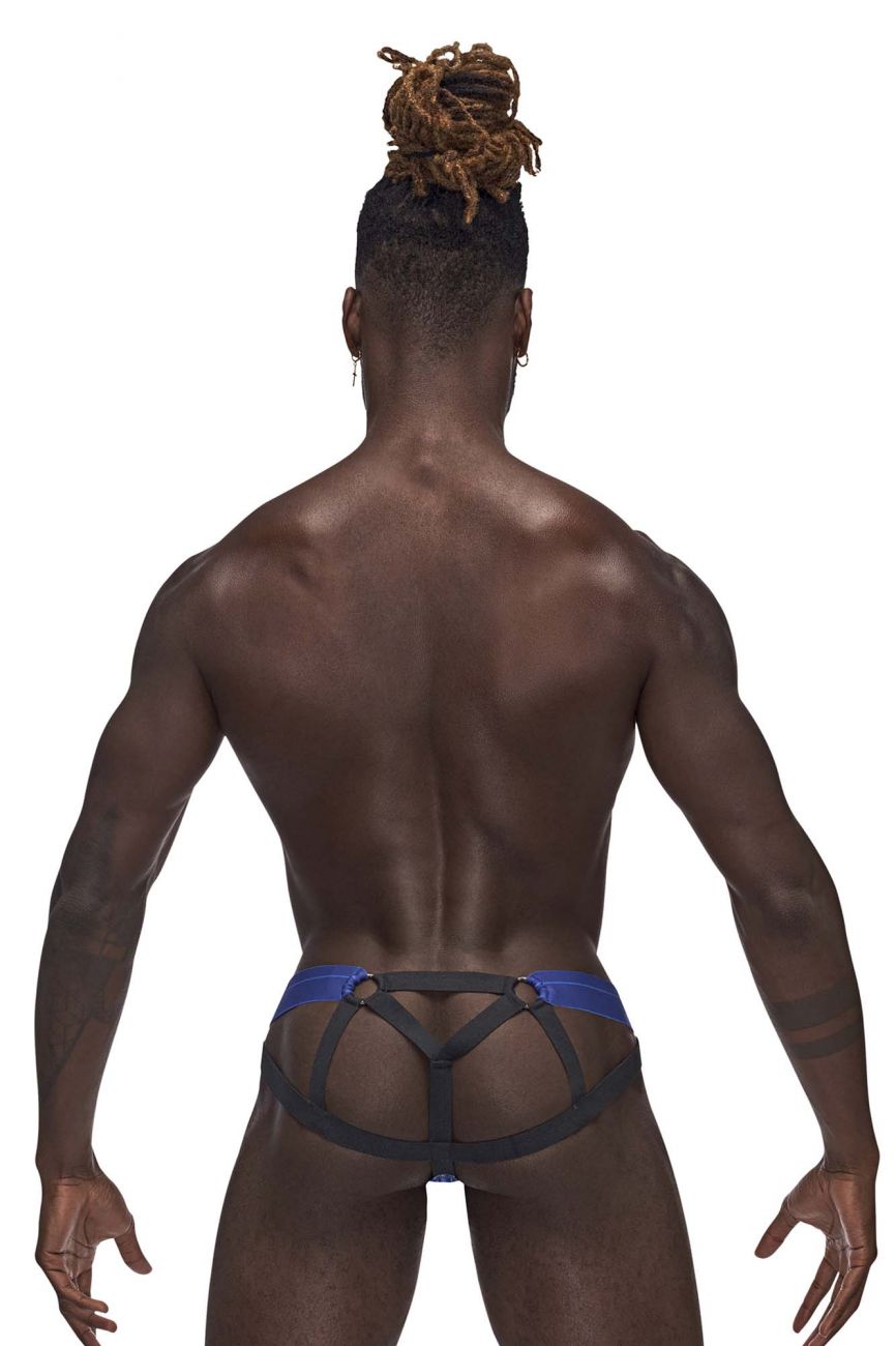 Male Power 352-269 Sexagon Strappy Ring Jock Royal