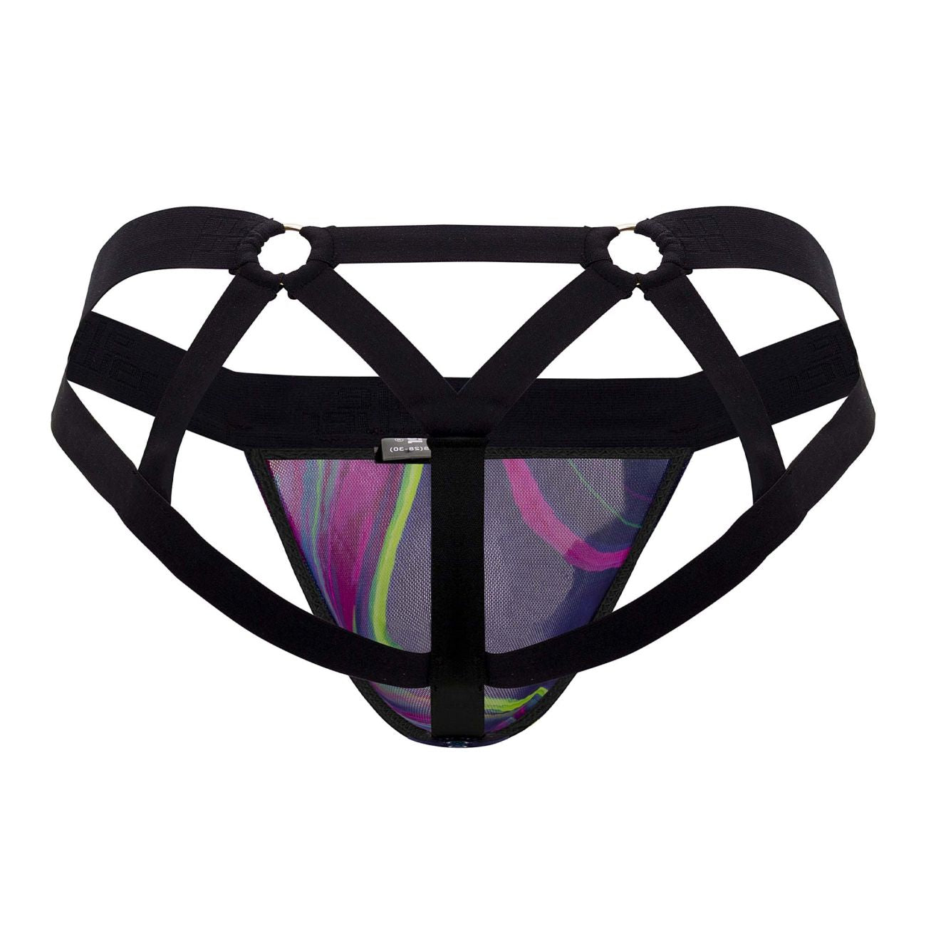 Male Power 352-278 Galactic Strappy Ring Jock Printed