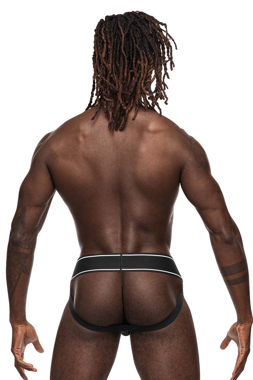 Male Power 390-275 Modal Rib Jockstrap Black
