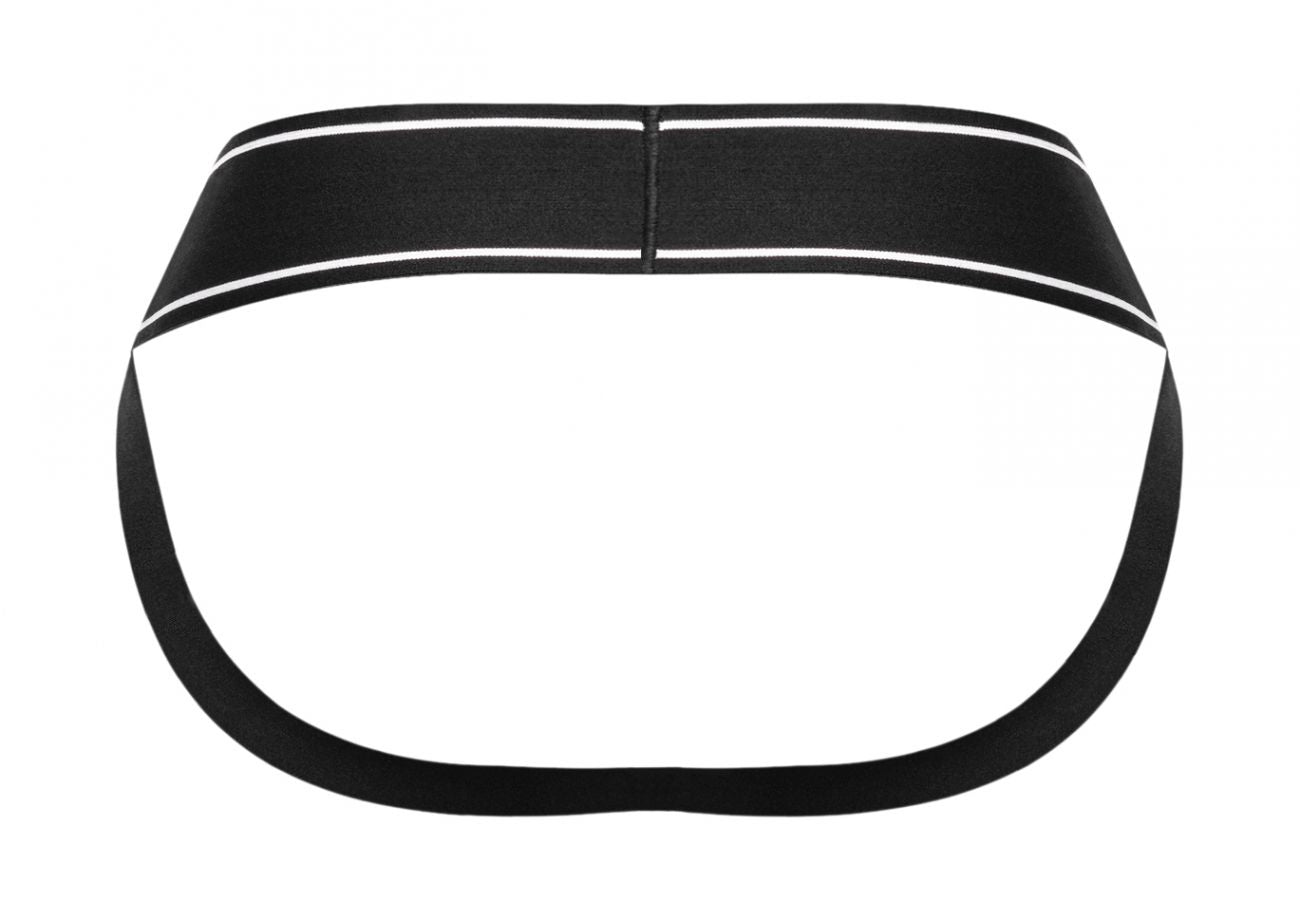 Male Power 390-275 Modal Rib Jockstrap Black