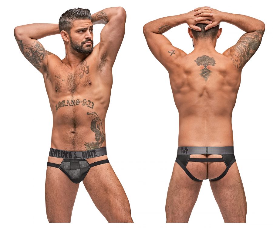 Male Power 395-251 Checked Mate Cutout Jock