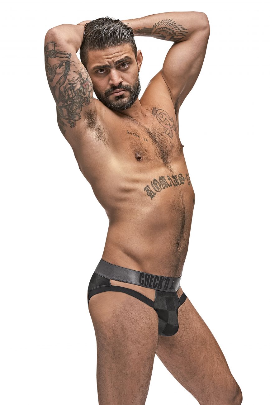 Male Power 395-251 Checked Mate Cutout Jock