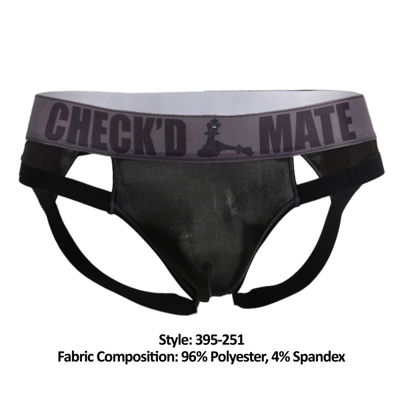 Male Power 395-251 Checked Mate Cutout Jock