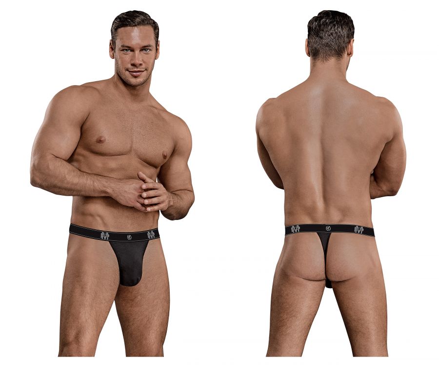 Male Power 433-253 Bamboo Micro Thong Black
