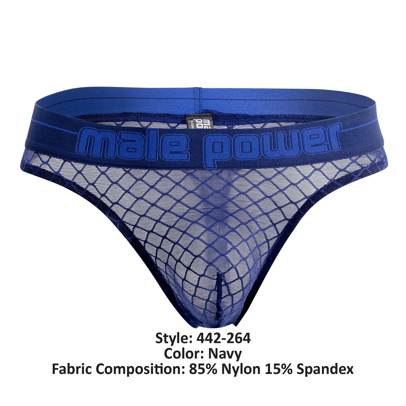 Male Power 442-264 Diamond Mesh Sexy Thong