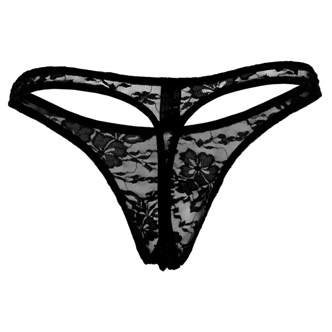 Male Power 442162 Stretch Lace Sexy Thong Black