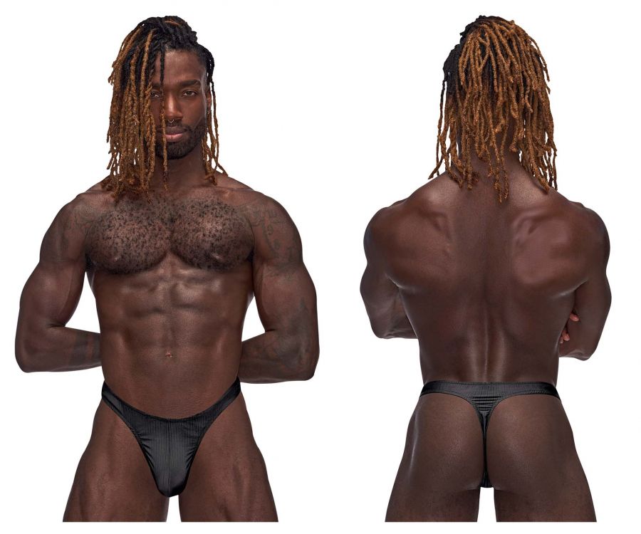 Male Power 443-272 Barely There Sexy Thong Black