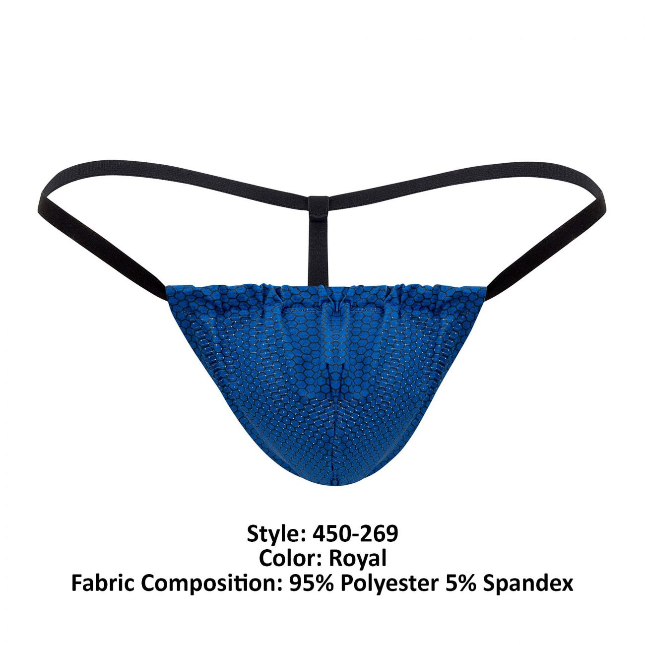 Male Power 450-269 Sexagon Posing Strap Royal