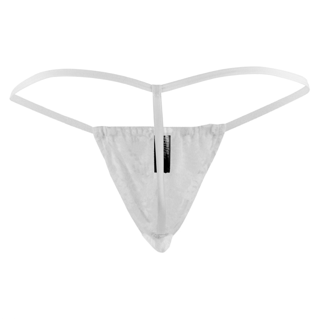 Male Power 450162 Stretch Lace Posing Strap Thong White