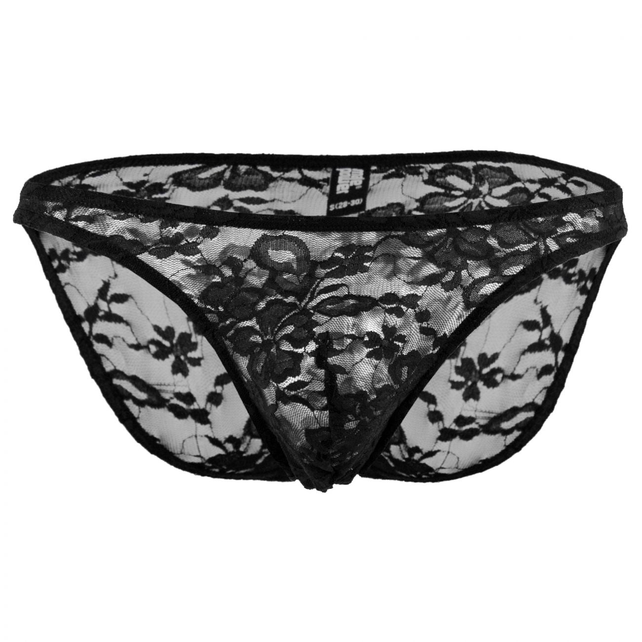 JCSTK - Male Power 491162 Stretch Lace Wonder Bikini Black