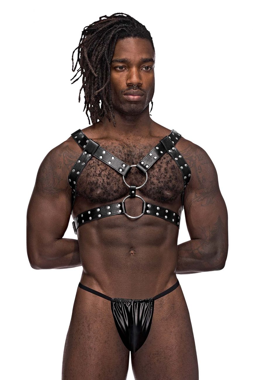 Male Power 591-266 Leather Gemini Harness