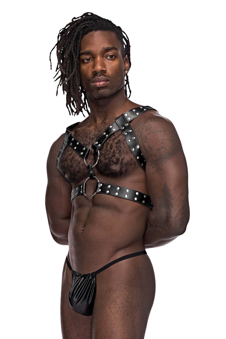 Male Power 591-266 Leather Gemini Harness