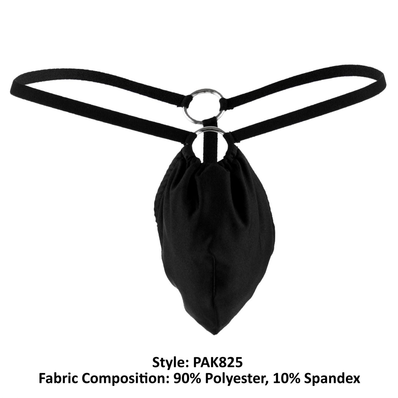 Male Power PAK825 G-String with front Ring