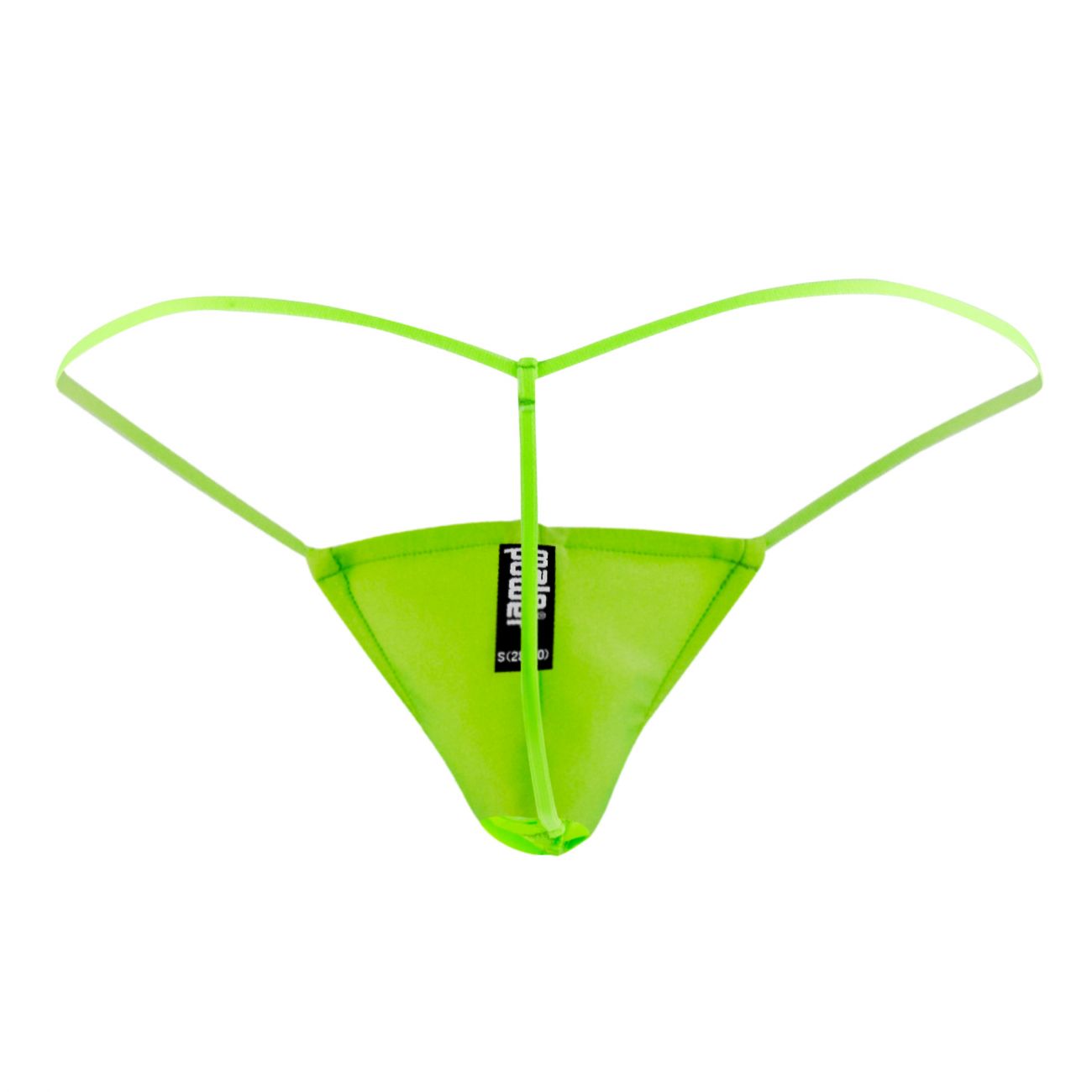 Male Power PAK870 Euro Male Spandex Pouch G String Lime