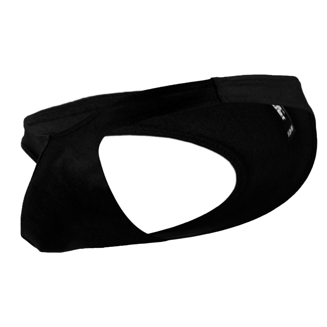 Male Power PAK874 Euro Male Spandex Full Cut Thong Black