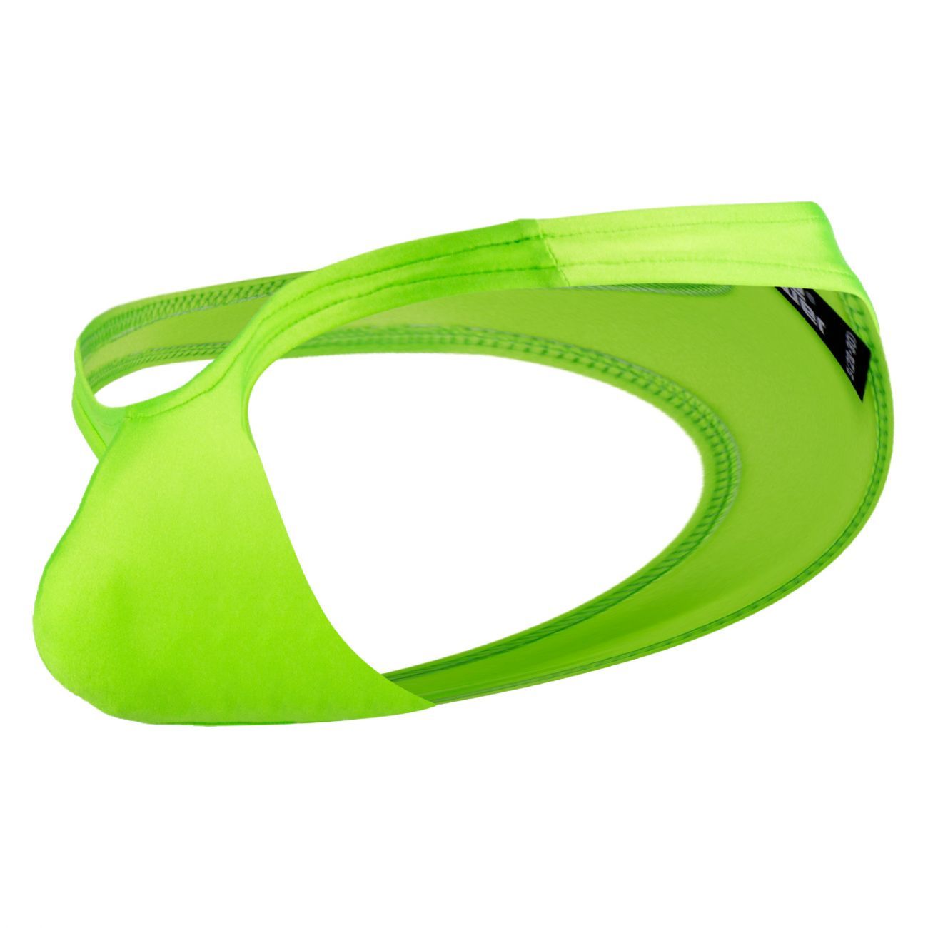 Male Power PAK874 Euro Male Spandex Full Cut Thong Lime