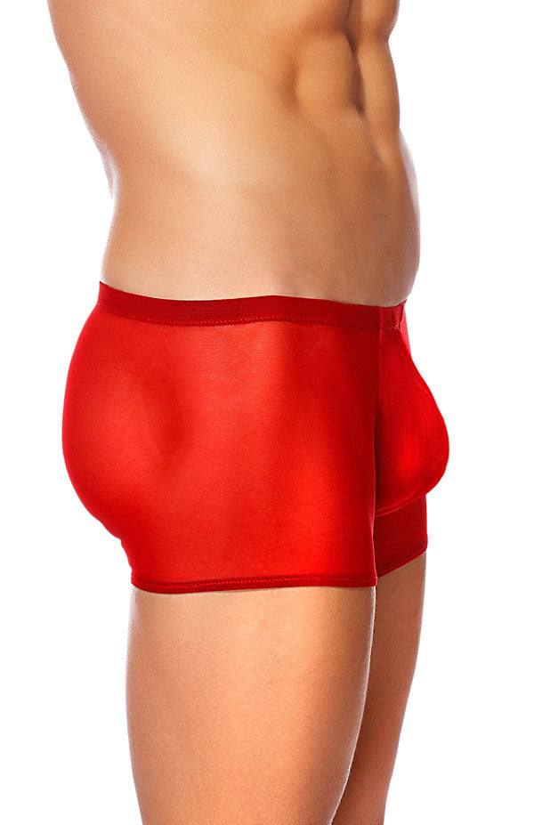 SALE - Male Power Stretch Mesh Boxer Brief Red