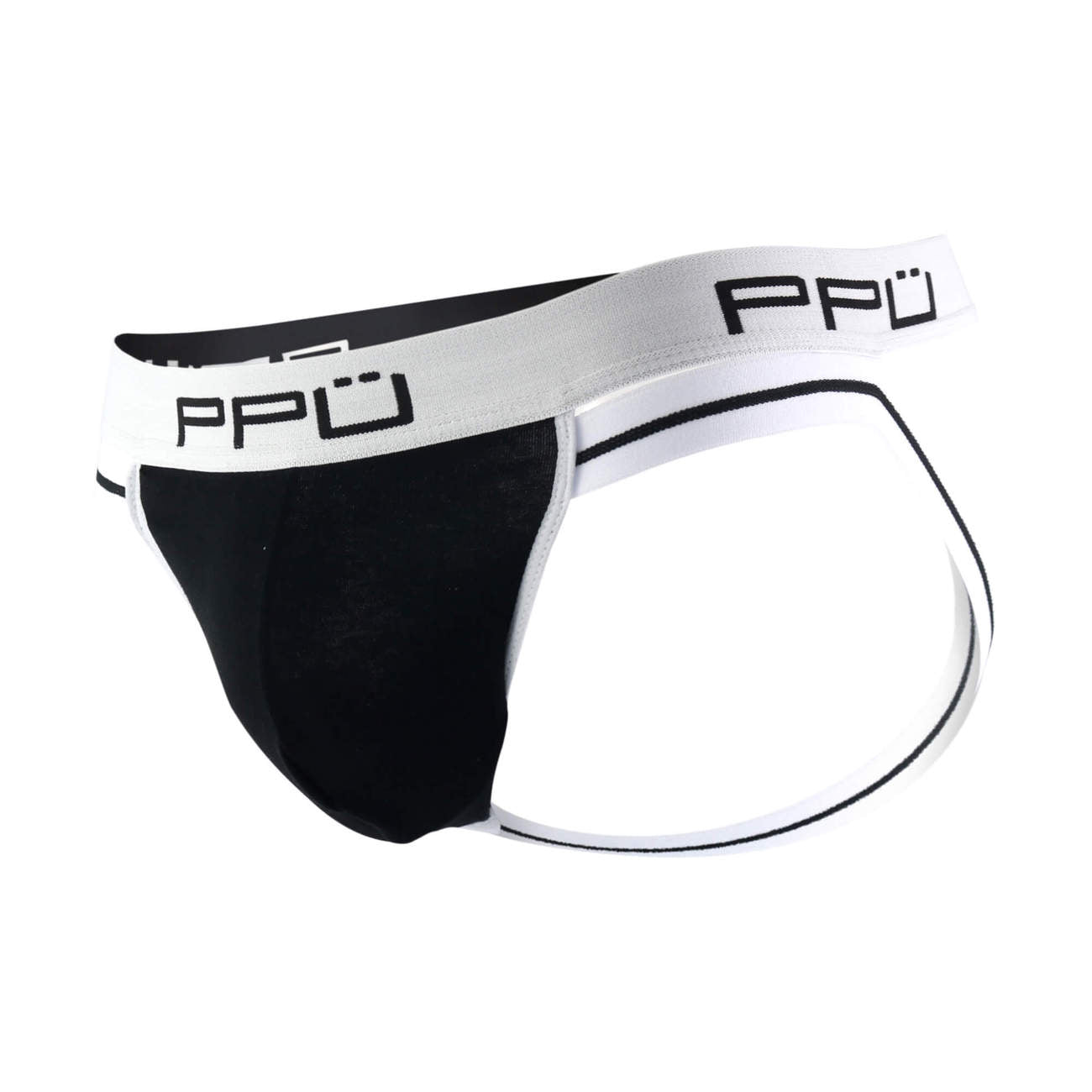 PPU 0965 Jockstrap White-Black