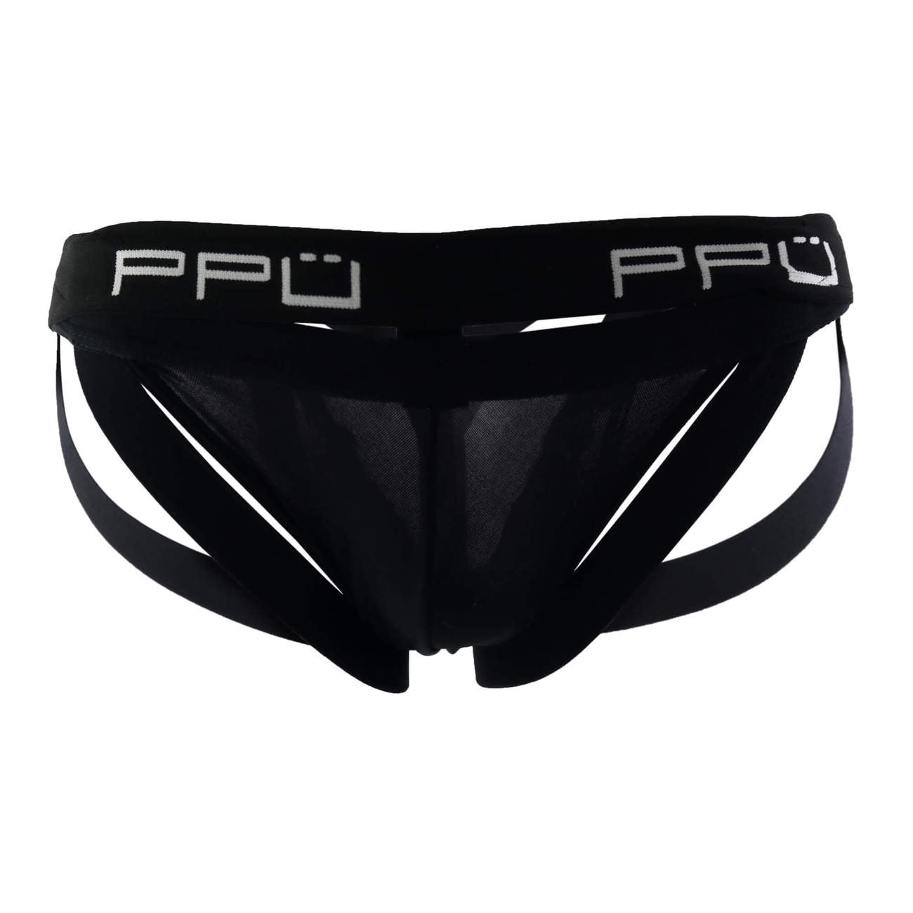 PPU 1305 Multi-Strap Jockstrap Black