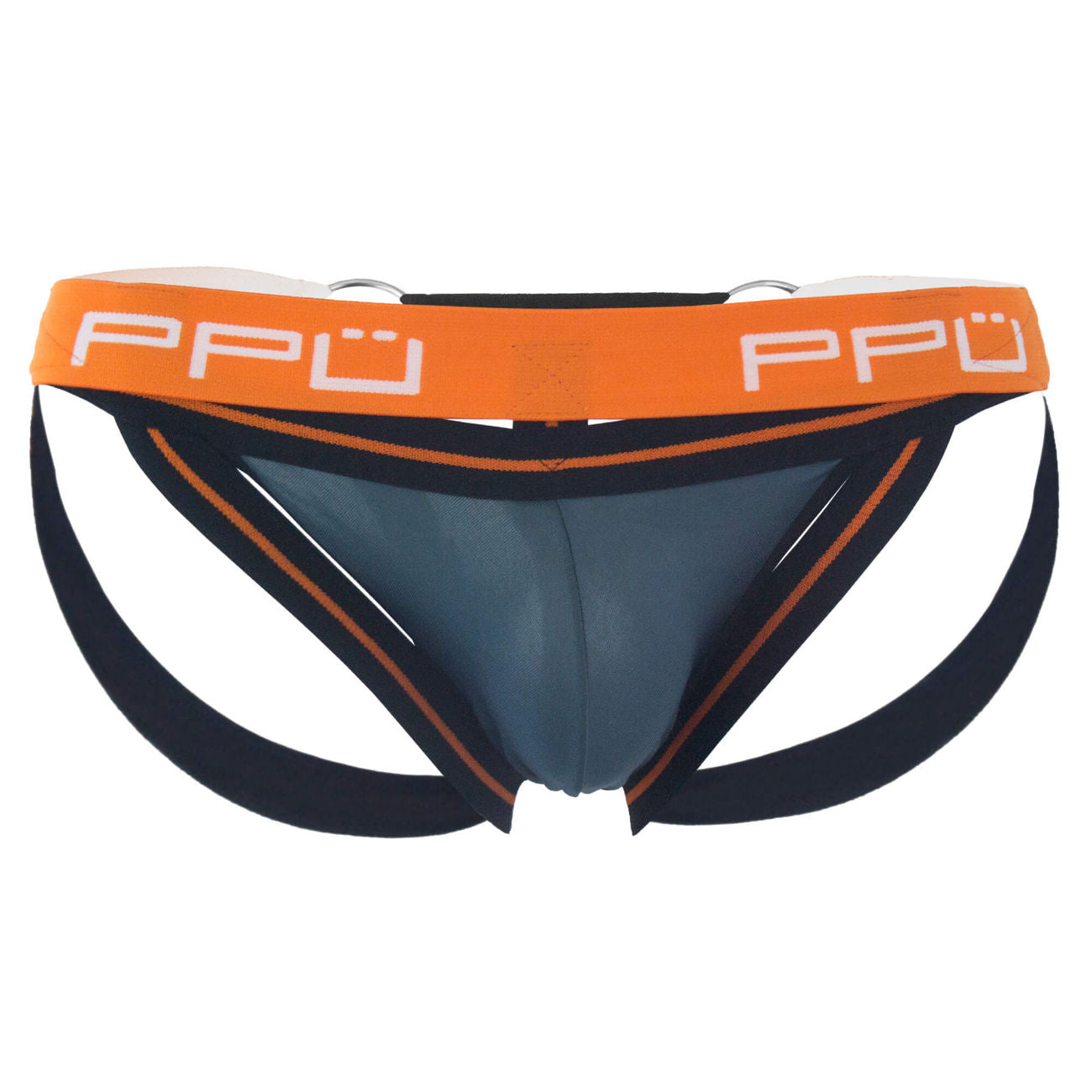 PPU 1305 Multi-Strap Jockstrap Gray