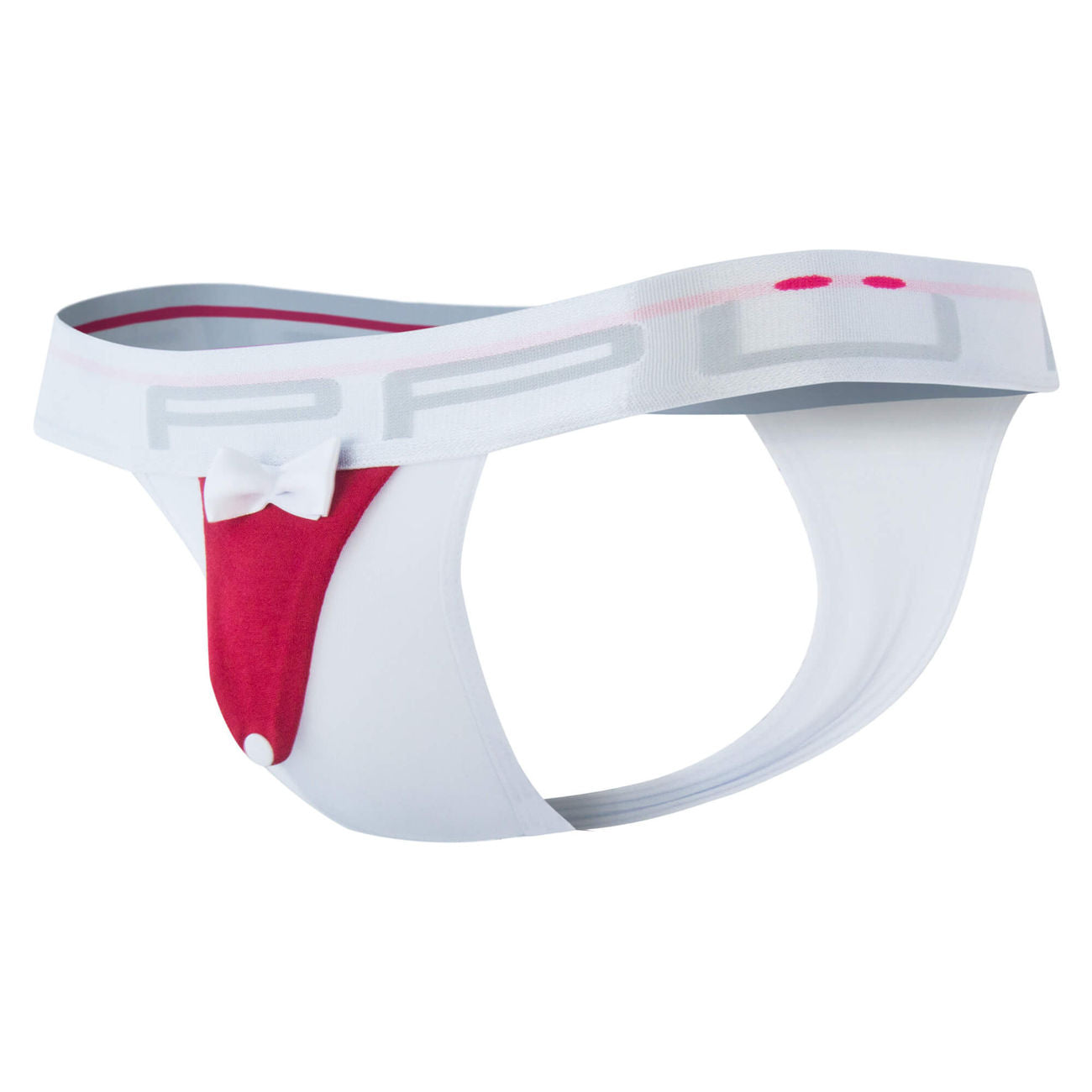 PPU 1312 Tuxedo Thong White-Red